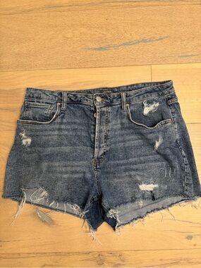 Blue Denim Jean Shorts. Sz 16.